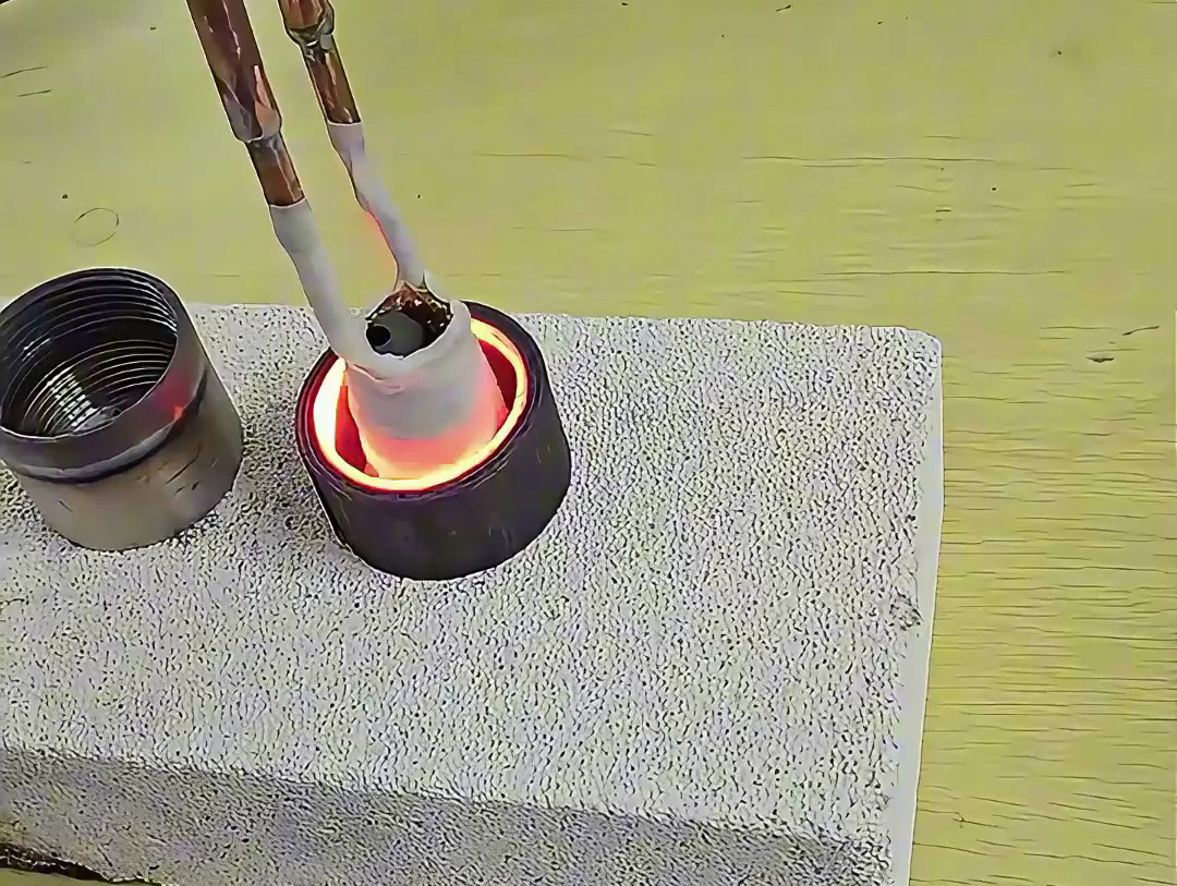 不同材質金屬內孔加熱測試：同用改裝軟鏈接設備，加熱速度差異直觀看