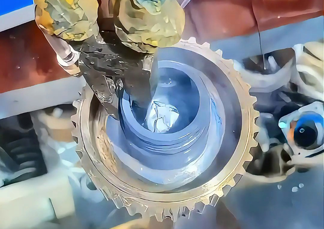 齒輪內孔淬火新突破：海瑞拓高頻淬火機，2秒硬化+壽命翻倍