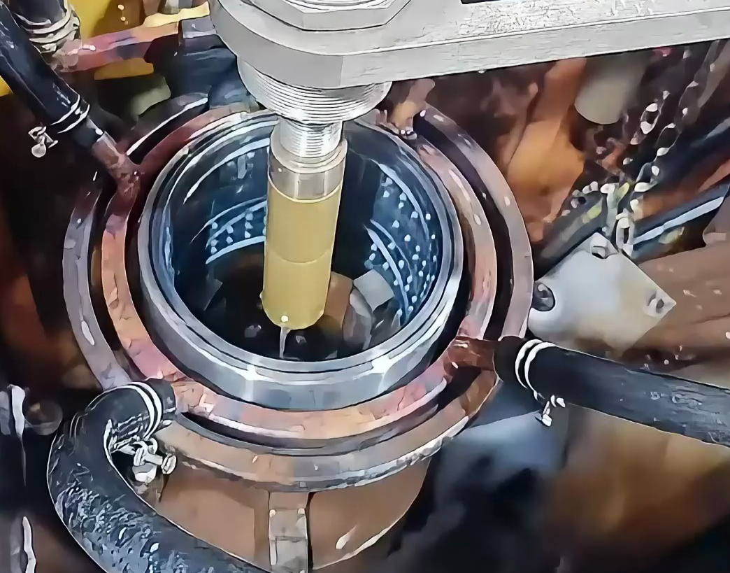 挖機斗軸套，采用高頻淬火設備加工